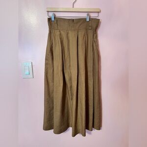 Ellen Tracy Tan A-Line Skirt